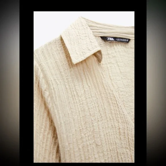 ZARA CROPPED WRAP TOP. Size S. BRAND NEW WITH TAG - Picture 4 of 10